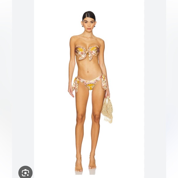 Zimmermann Floral Scarf Tie Wylie Bikini - Picture 6 of 7